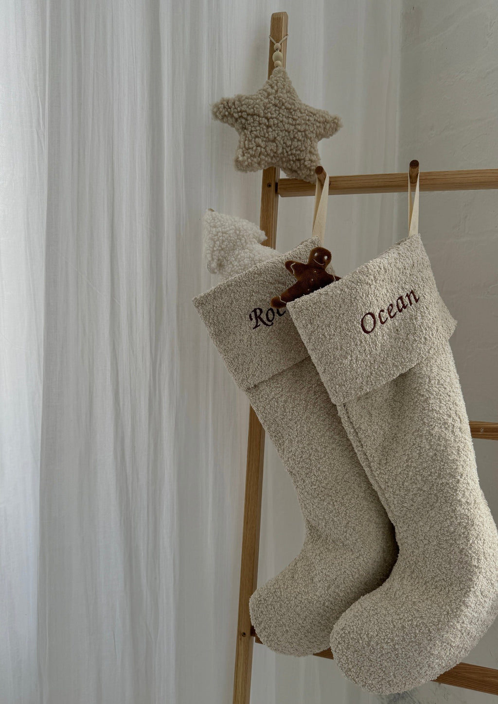 Whynter Springs Boucle Christmas Stocking